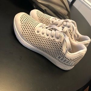 Women’s NoBull Light Grey Suede Trainers- Size 7